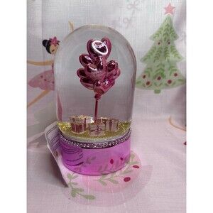 Coquette Valentine’s Light Up Snow Globe